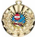 Medal, "Insert Holder" Wreath Design